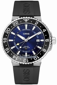 Replica 01 798 7754 4135-07 4 24 64EB Oris Aquis GMT Date 43.5mm Mens Watch